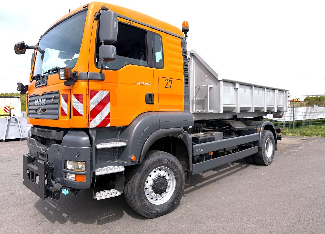 MAN TGA 18.360 4x4 Winterdienst Meiller Abroller - Multibasculante camión: foto 1 MAN TGA 18.360 4x4 Winterdienst Meiller Abroller - Multibasculante camión: foto 1