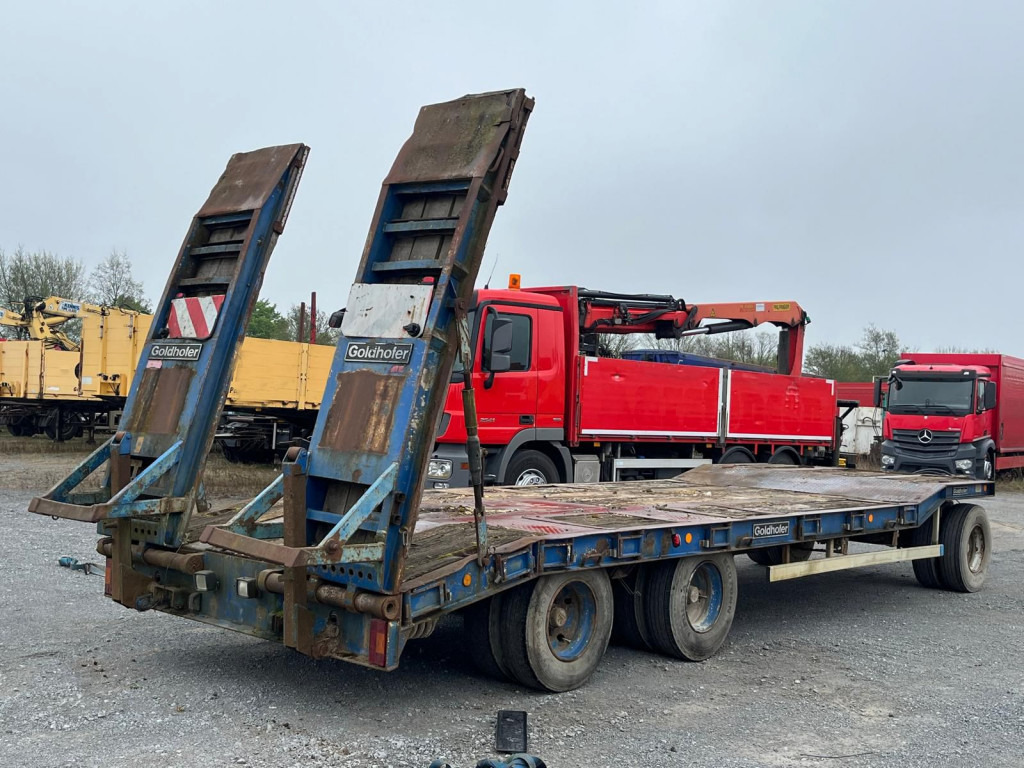 GOLDHOFER Tieflader TU 3-24 80 Tiefladeranhänger Rampen - Góndola rebajadas remolque: foto 4 GOLDHOFER Tieflader TU 3-24 80 Tiefladeranhänger Rampen - Góndola rebajadas remolque: foto 4