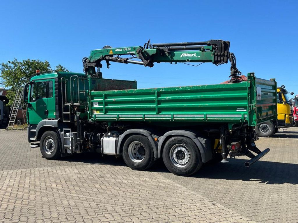 MAN TG-S 28.480 6x4H-4 BL 3-Achs Kipper Kran Funk Li - Camión grúa: foto 4 MAN TG-S 28.480 6x4H-4 BL 3-Achs Kipper Kran Funk Li - Camión grúa: foto 4
