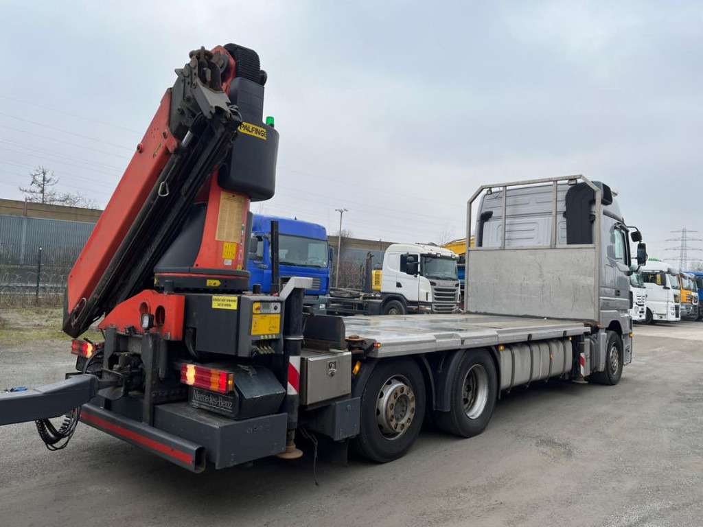 Camión caja abierta, Camión grúa MERCEDES-BENZ Actros 2541 Pritsche Heckkran Palfinger PK 34002: foto 10
