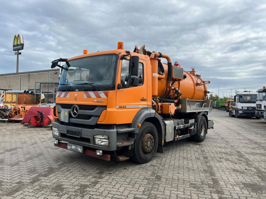 MERCEDES-BENZ Axor 1833 L Saug + Spülwagen Tollense - Limpieza de alcantarillado: foto 1 MERCEDES-BENZ Axor 1833 L Saug + Spülwagen Tollense - Limpieza de alcantarillado: foto 1