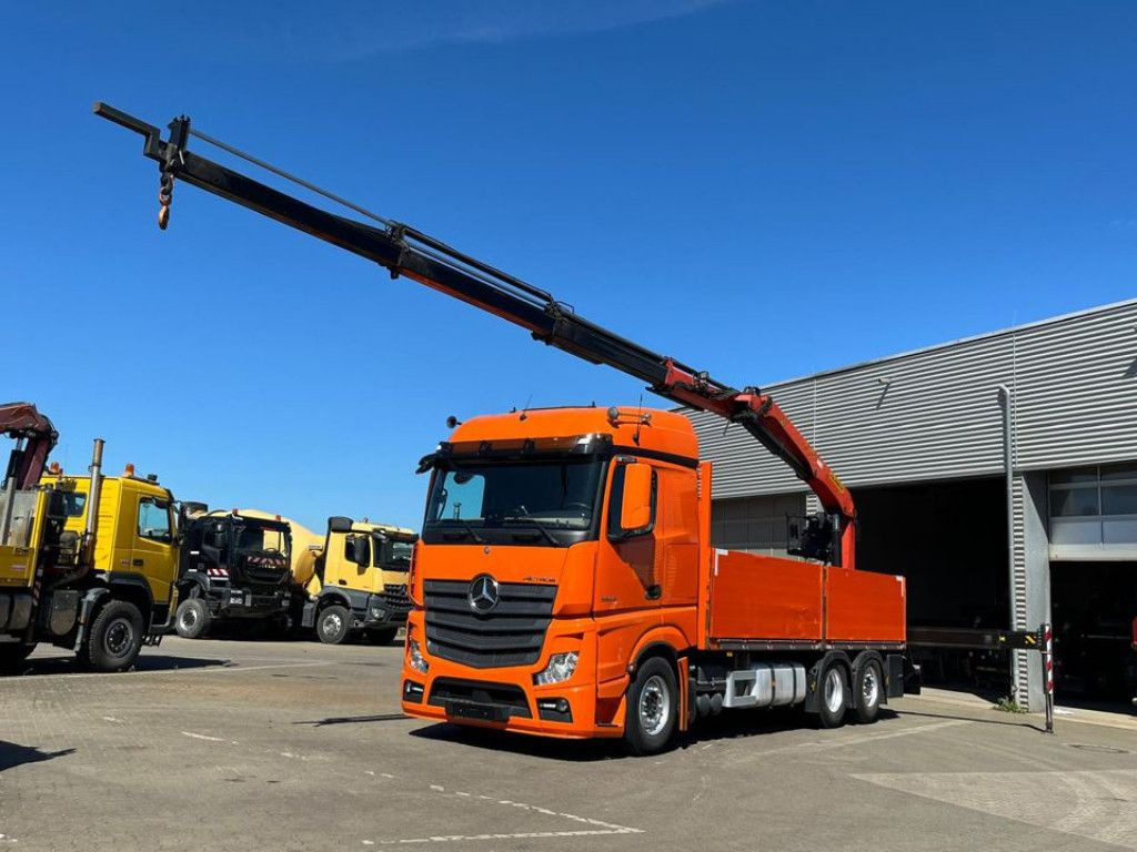 Mercedes-Benz Actros 2648 L 6x2 Pritsche Heckkran 3xhydr.Aussc - Camión grúa: foto 1 Mercedes-Benz Actros 2648 L 6x2 Pritsche Heckkran 3xhydr.Aussc - Camión grúa: foto 1