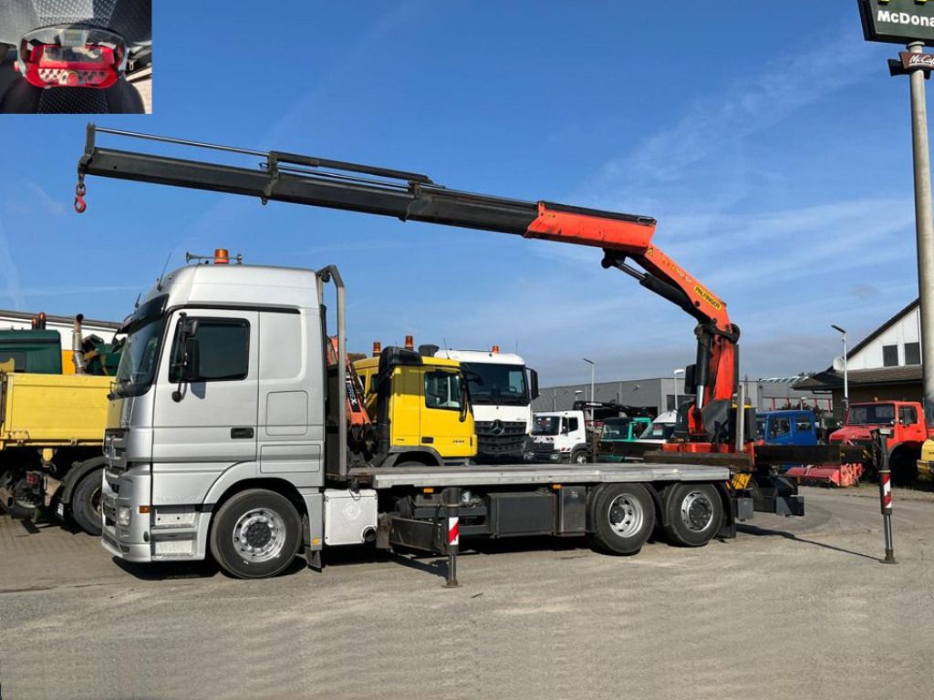 Mercedes-Benz Actros Pritsche Heckkran 2541 Palfinger PK 34002 - Camión caja abierta, Camión grúa: foto 3 Mercedes-Benz Actros Pritsche Heckkran 2541 Palfinger PK 34002 - Camión caja abierta, Camión grúa: foto 3