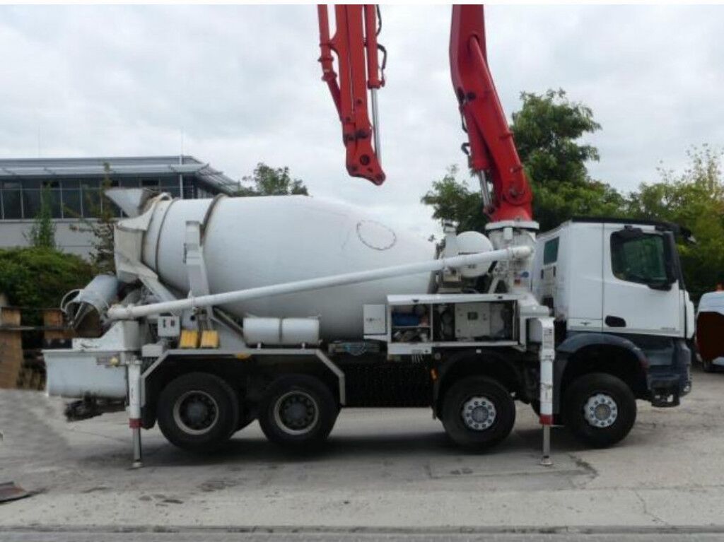 Mercedes-Benz Arocs Pumi 3243 8x4 Putzmeister deutsch top - Bomba de hormigón: foto 4 Mercedes-Benz Arocs Pumi 3243 8x4 Putzmeister deutsch top - Bomba de hormigón: foto 4