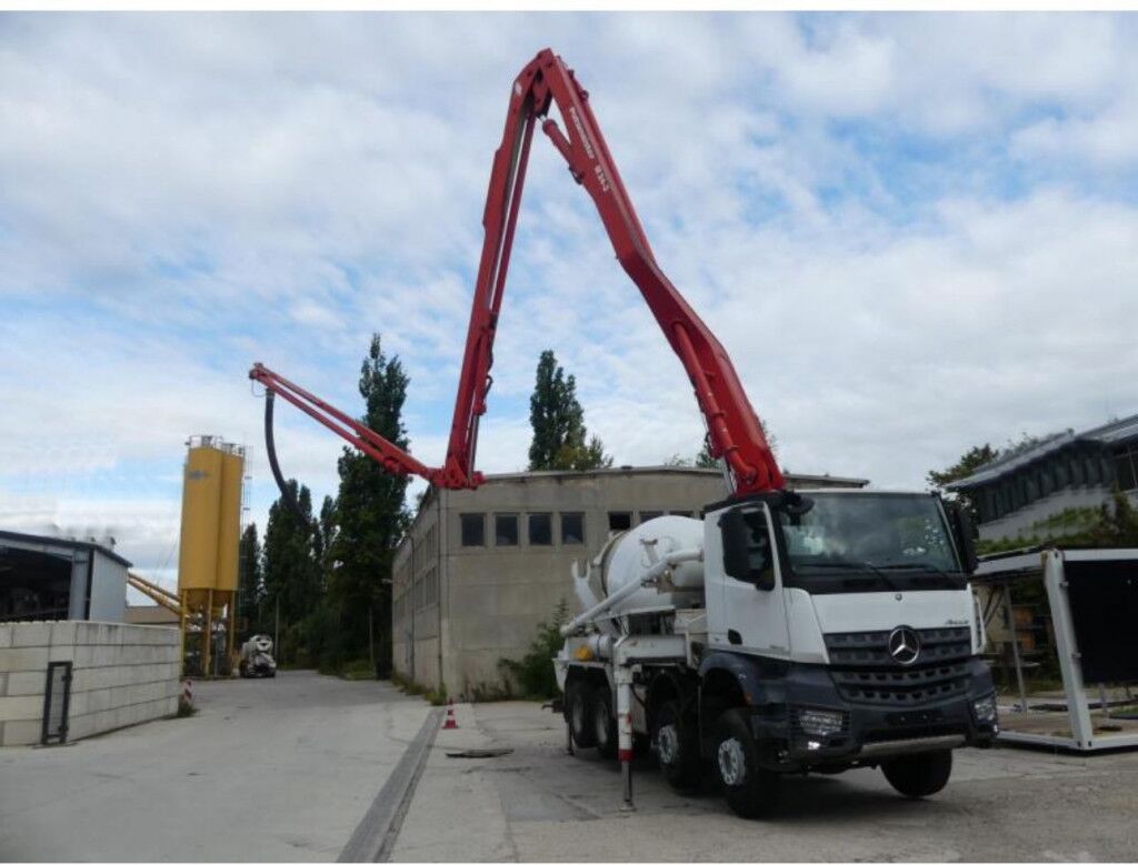 Mercedes-Benz Arocs Pumi 3243 8x4 Putzmeister deutsch top - Bomba de hormigón: foto 1 Mercedes-Benz Arocs Pumi 3243 8x4 Putzmeister deutsch top - Bomba de hormigón: foto 1