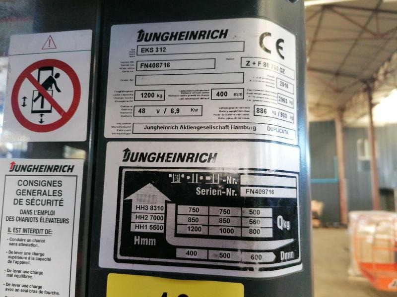Recoge pedidos Jungheinrich EKS312: foto 12 Recoge pedidos Jungheinrich EKS312: foto 12