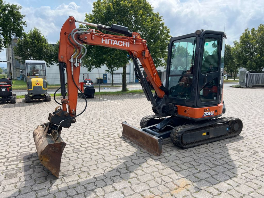 Miniexcavadora Hitachi ZX 33 U-6 CLR, Bj 22, 610 BH, Klima, MS03, GLV: foto 1