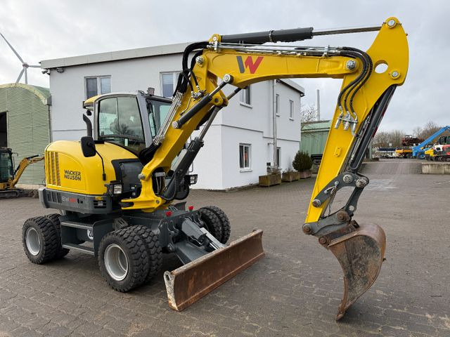 Wacker EW 65, Bj 23, 1200 BH, hydr. VA, Klima, wie neu - Excavadora de ruedas: foto 1 Wacker EW 65, Bj 23, 1200 BH, hydr. VA, Klima, wie neu - Excavadora de ruedas: foto 1