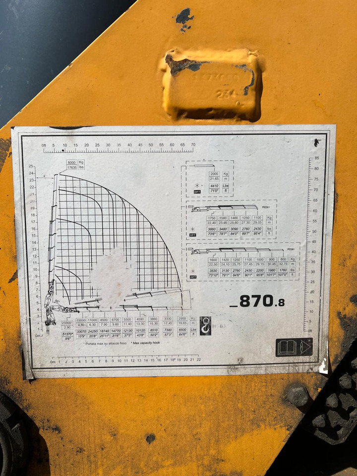 MAN TGS 41.440 Hiab Palfinger Fassi Copma 870 - Camión grúa: foto 5 MAN TGS 41.440 Hiab Palfinger Fassi Copma 870 - Camión grúa: foto 5