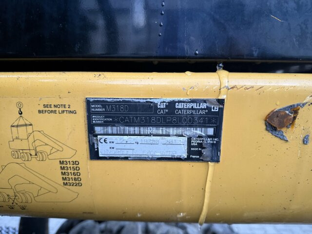 Leasing financiero de CAT M318D Mobilbagger *9.235 h *Schnellw. *Greifer leasing CAT M318D Mobilbagger *9.235 h *Schnellw. *Greifer: foto 7