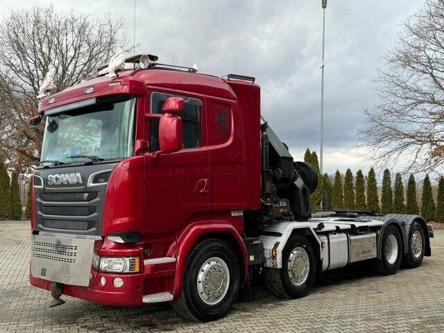 Scania R580 LB 8x2*6 HNB SZM mit Kran HIAB XS 422 - Cabeza tractora: foto 1 Scania R580 LB 8x2*6 HNB SZM mit Kran HIAB XS 422 - Cabeza tractora: foto 1