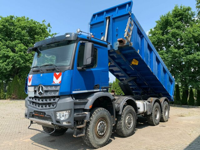 Mercedes-Benz AROCS 4145 8x8 EURO6 Muldenkipper TOP! - Volquete camión: foto 2 Mercedes-Benz AROCS 4145 8x8 EURO6 Muldenkipper TOP! - Volquete camión: foto 2
