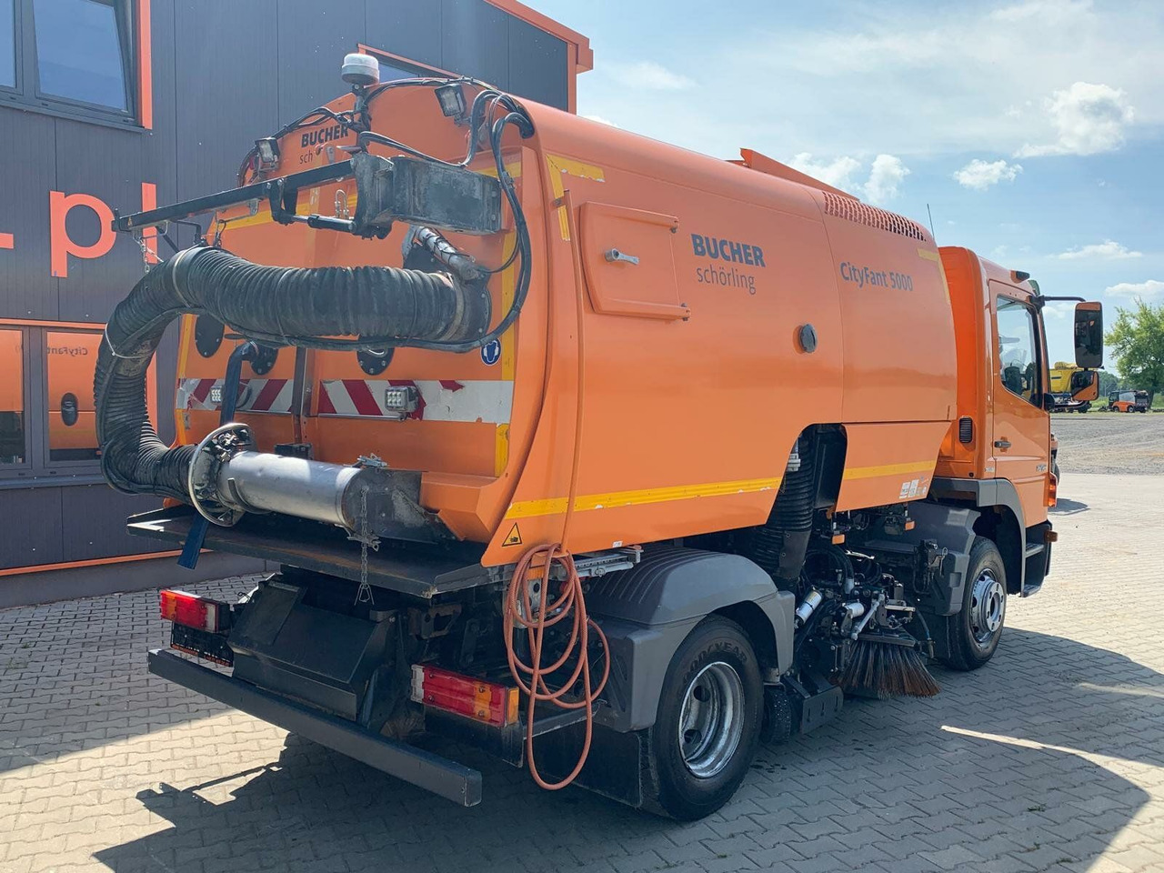 Mercedes-Benz Atego Kehrmaschine BUCHER CITYFANT 5000 - Barredora vial: foto 3 Mercedes-Benz Atego Kehrmaschine BUCHER CITYFANT 5000 - Barredora vial: foto 3