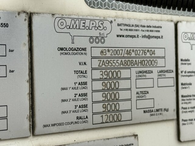 Semirremolque silo O.ME.P.S Silo Auflieger 55 m³ 3 Achse: foto 15 Semirremolque silo O.ME.P.S Silo Auflieger 55 m³ 3 Achse: foto 15