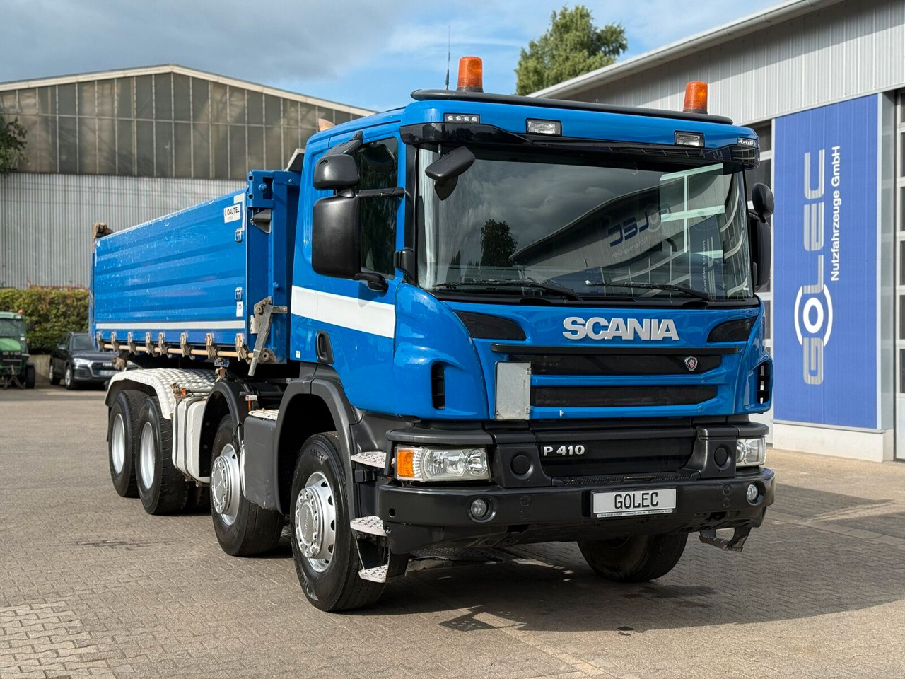 Scania P 410 8x4 Dreiseitenkipper DAUTEL - Volquete camión: foto 1 Scania P 410 8x4 Dreiseitenkipper DAUTEL - Volquete camión: foto 1