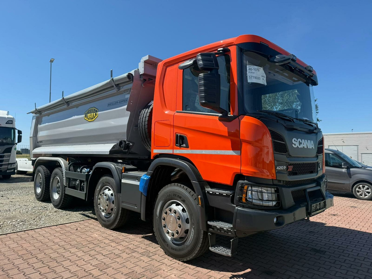 Scania P 420 8x4 Kipper Meiller Euro 6 - Volquete camión: foto 1 Scania P 420 8x4 Kipper Meiller Euro 6 - Volquete camión: foto 1