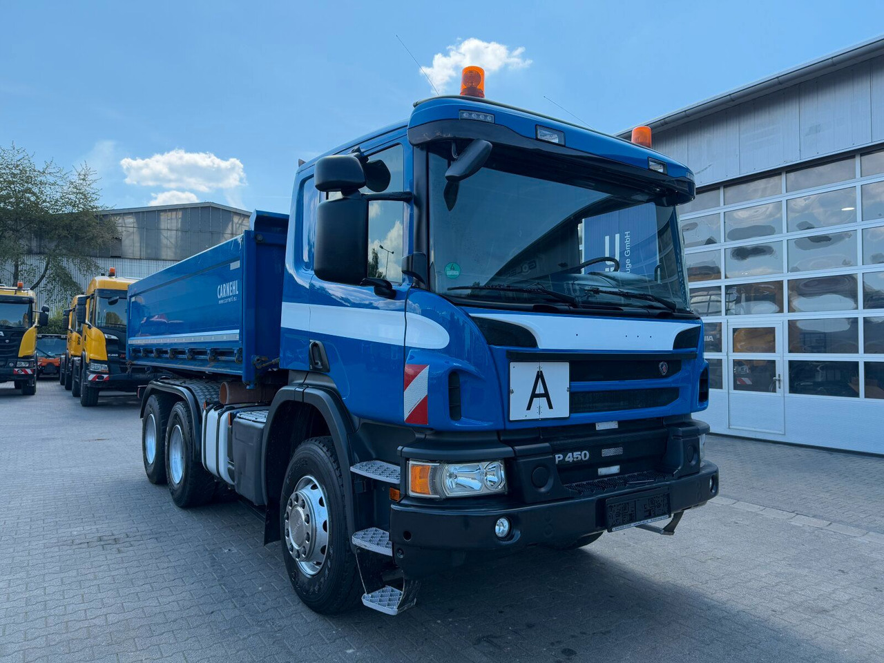 Scania P 450 6x4 Dreiseitenkipper DAUTEL - Volquete camión: foto 1 Scania P 450 6x4 Dreiseitenkipper DAUTEL - Volquete camión: foto 1