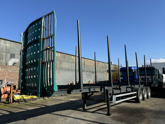Schwarzmüller HS 3/E Langmaterial Holz 3 Achse 35.000 Kg - Semirremolque maderero: foto 1 Schwarzmüller HS 3/E Langmaterial Holz 3 Achse 35.000 Kg - Semirremolque maderero: foto 1