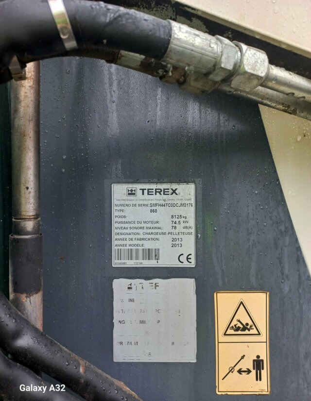 Terex 860 SX Baggerlader Baujahr 2013 - Retroexcavadora: foto 4 Terex 860 SX Baggerlader Baujahr 2013 - Retroexcavadora: foto 4