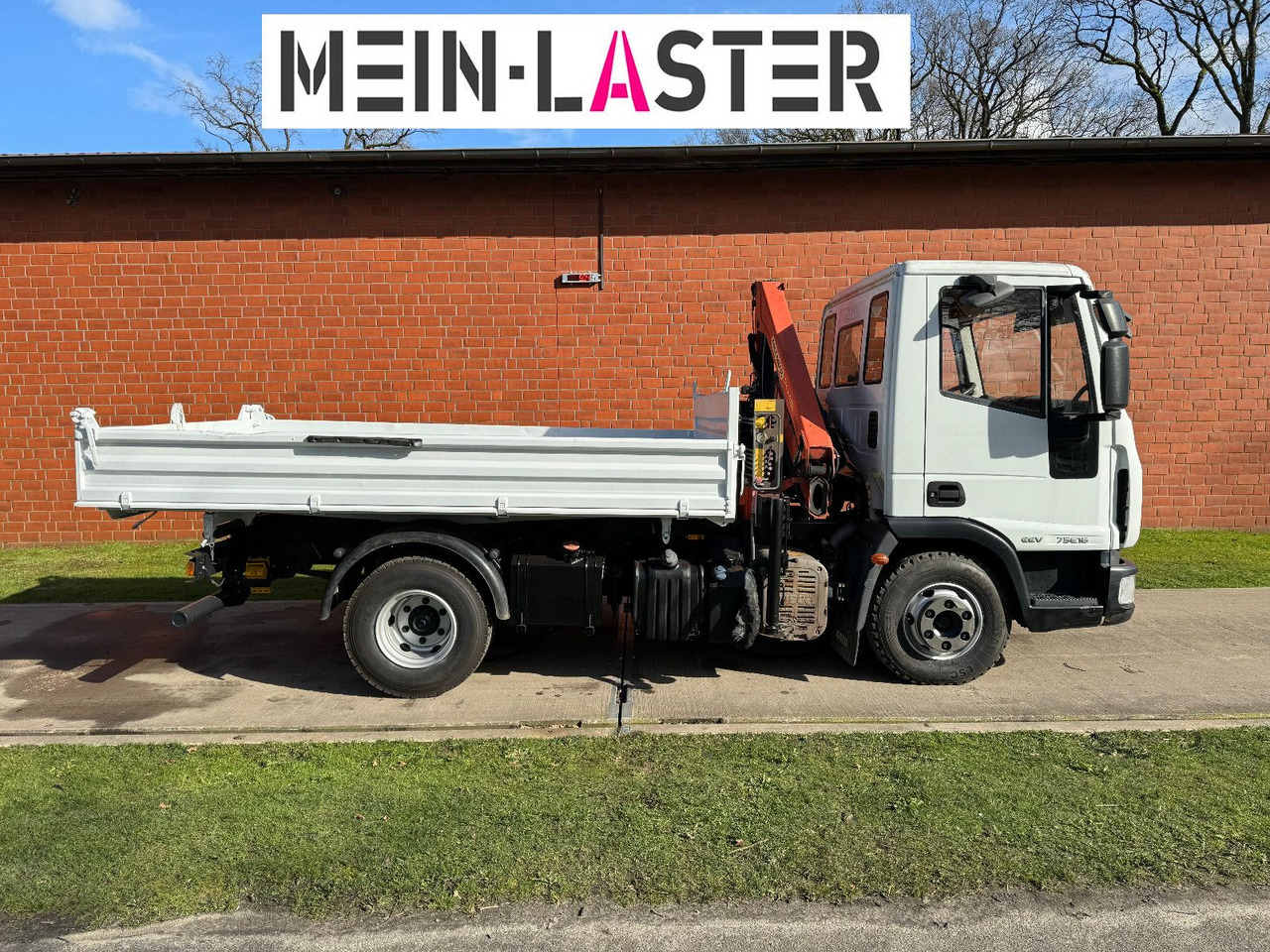 Iveco ML75E16 3 S-Kipper Kran PK 9,4m-550 kg Greifer - Volquete furgoneta: foto 4 Iveco ML75E16 3 S-Kipper Kran PK 9,4m-550 kg Greifer - Volquete furgoneta: foto 4