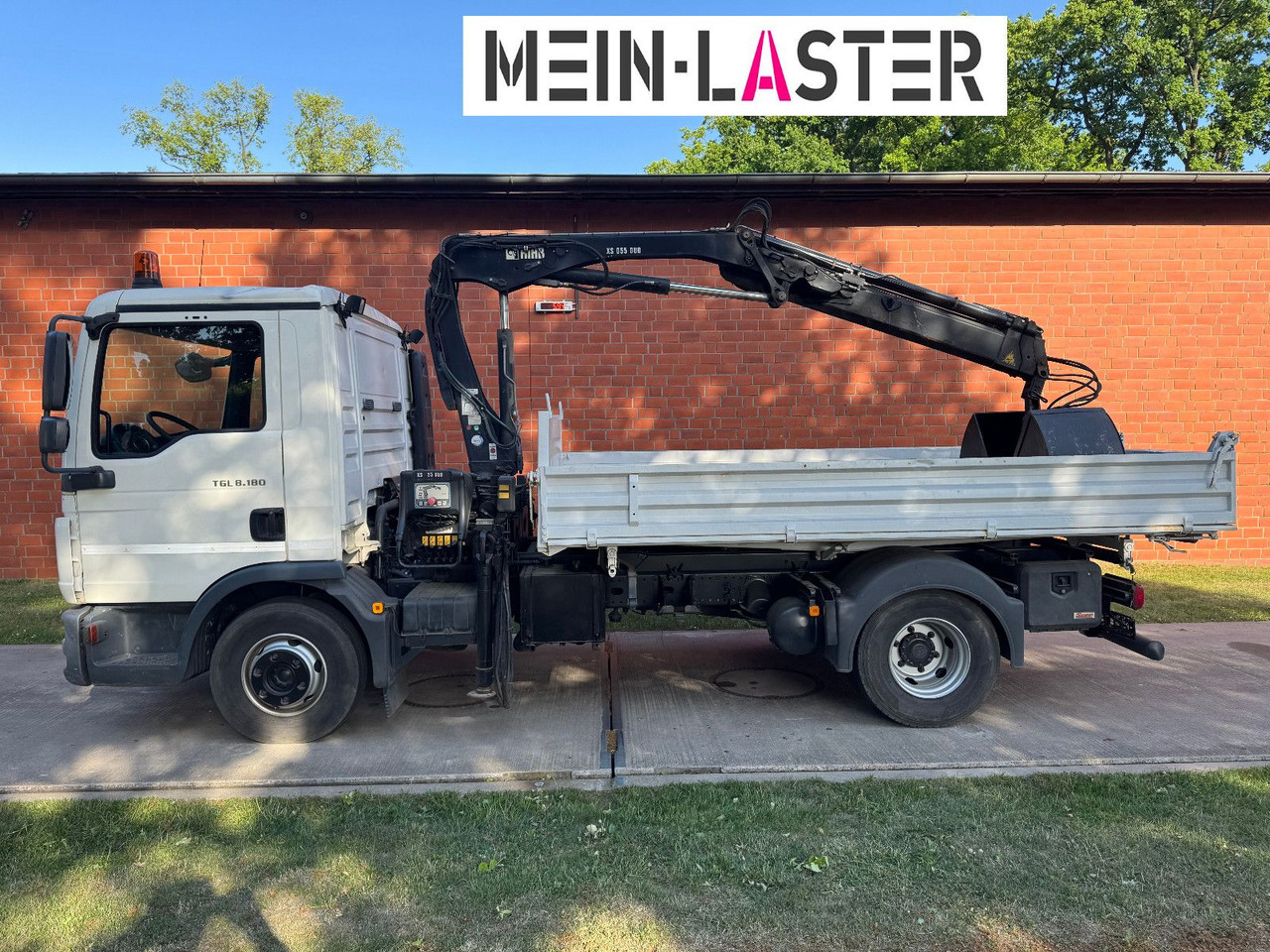 MAN TGL 8.180 3 S-Kipper Hiab 55 D *10,2 m - 640 kg - Volquete furgoneta: foto 4 MAN TGL 8.180 3 S-Kipper Hiab 55 D *10,2 m - 640 kg - Volquete furgoneta: foto 4