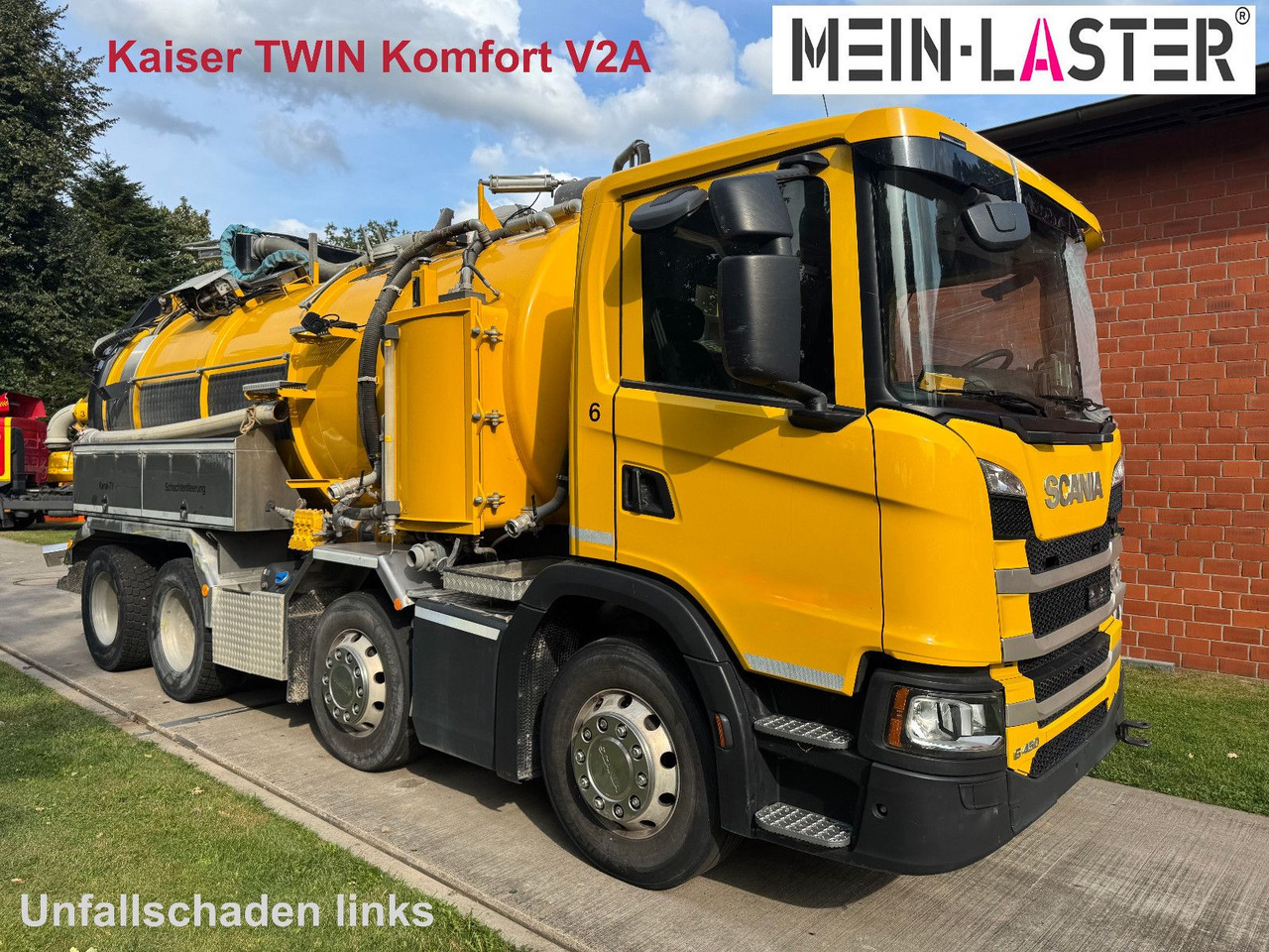 Scania G 450 8x4 Kaiser Twister Komfort V2A Funk - Limpieza de alcantarillado: foto 1 Scania G 450 8x4 Kaiser Twister Komfort V2A Funk - Limpieza de alcantarillado: foto 1