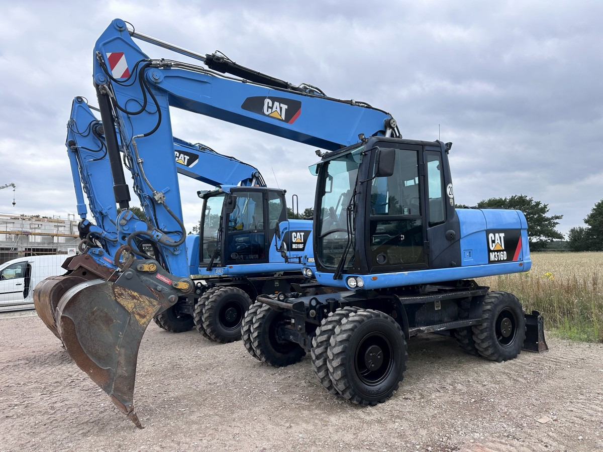 CATERPILLAR M 316 D Oil Quick OQ 65 Deutsche Maschine Top ! - Excavadora de ruedas: foto 1 CATERPILLAR M 316 D Oil Quick OQ 65 Deutsche Maschine Top ! - Excavadora de ruedas: foto 1