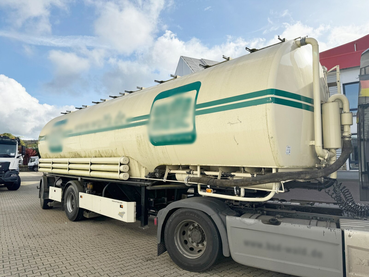 Semirremolque silo 97WSL 33-24 Siloauflieger Welgro 97WSL 33-24 Siloauflieger, Lenkachse, 8 Kammern, ca. 51m³: foto 11