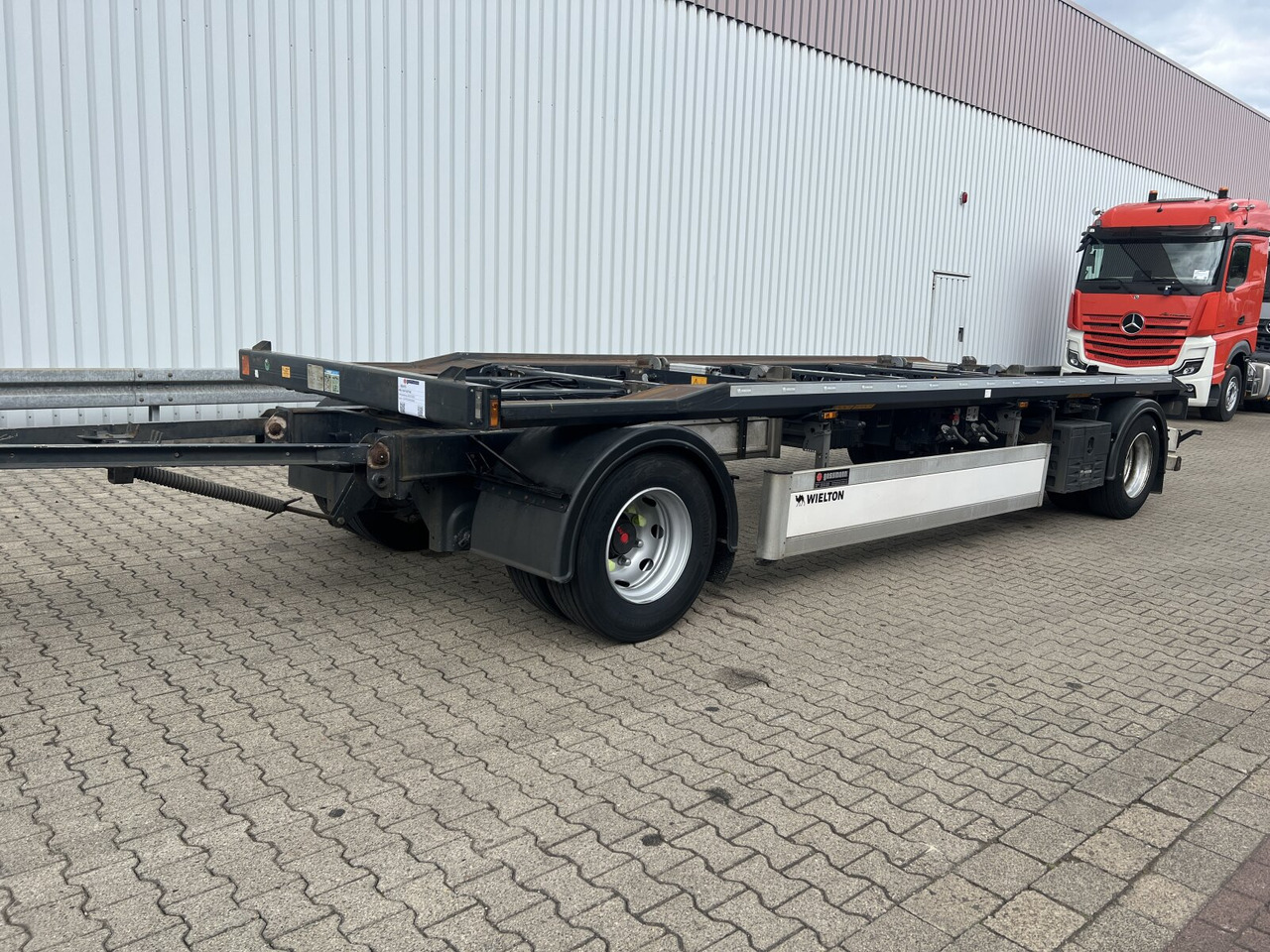 Andere PS2P70B PS2P70B Abrollanhänger bis 7,25 m Behälter - Remolque multilift/ Portacontenedores de cadenas: foto 1 Andere PS2P70B PS2P70B Abrollanhänger bis 7,25 m Behälter - Remolque multilift/ Portacontenedores de cadenas: foto 1
