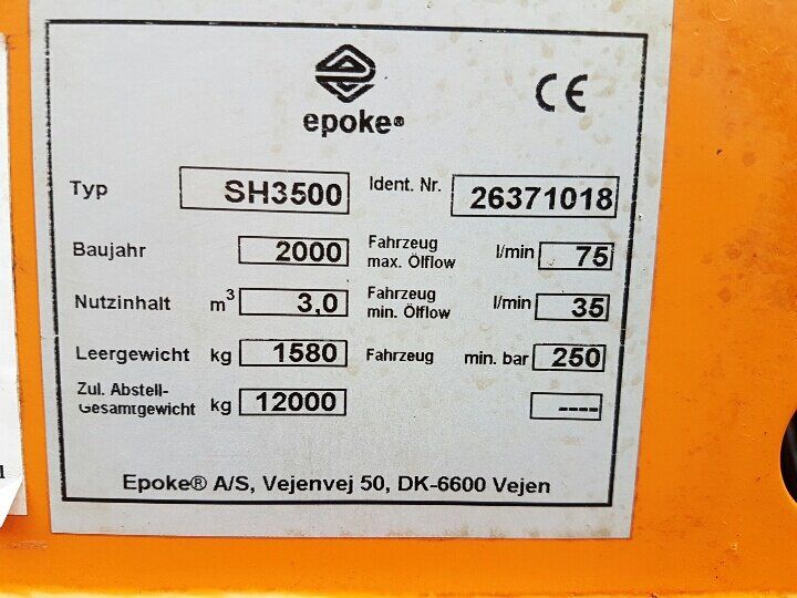 Leasing financiero de SH 3500 Epoke Salzstreuer SH 3500 mit Hydraulikantrieb leasing SH 3500 Epoke Salzstreuer SH 3500 mit Hydraulikantrieb: foto 10 Leasing financiero de SH 3500 Epoke Salzstreuer SH 3500 mit Hydraulikantrieb leasing SH 3500 Epoke Salzstreuer SH 3500 mit Hydraulikantrieb: foto 10