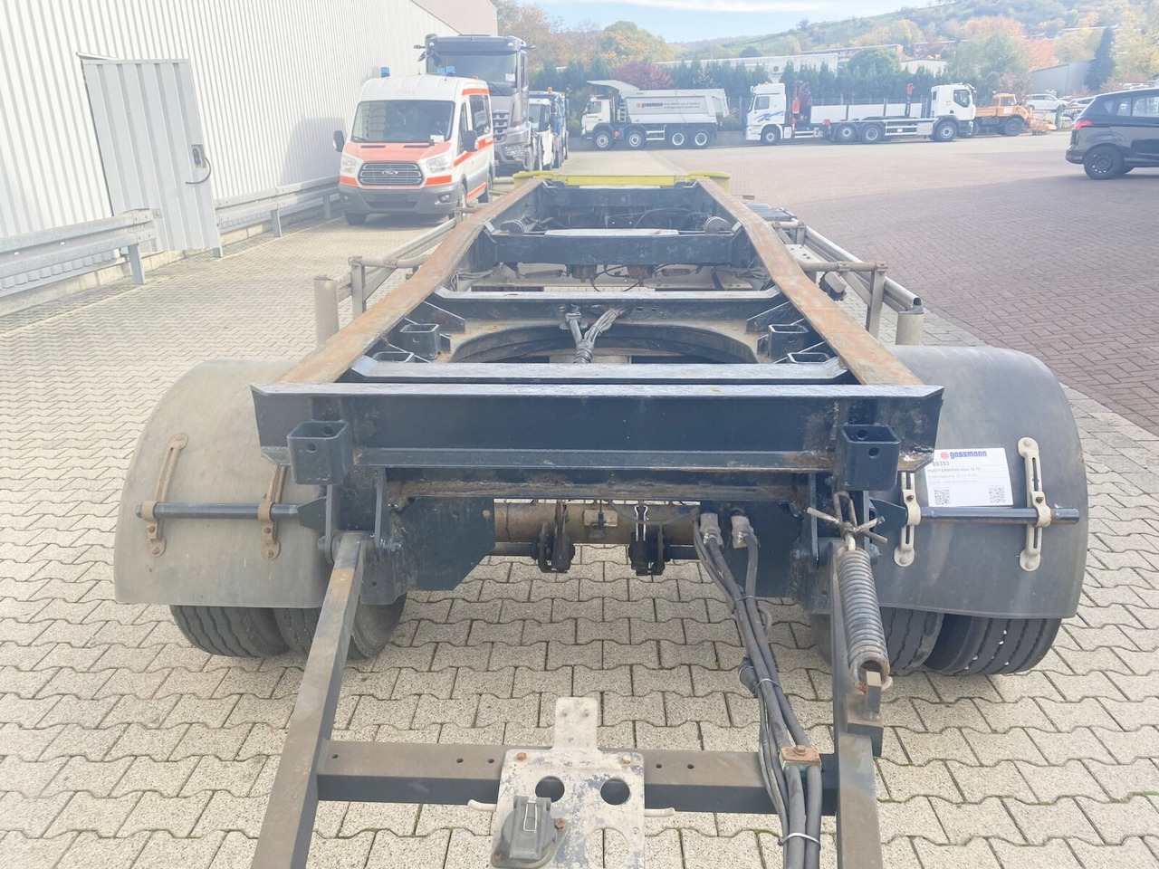 Remolque multilift/ Portacontenedores de cadenas HSA 18.70 HSA 18.70 Schlittenabroller: foto 8
