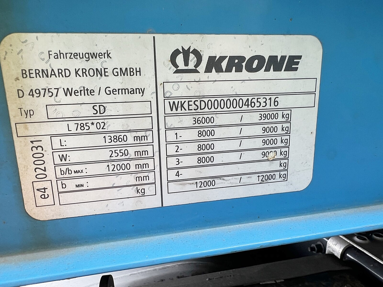 Semirremolque lona Krone SDP 27 SDP 27 , Edscha-Verdeck: foto 6