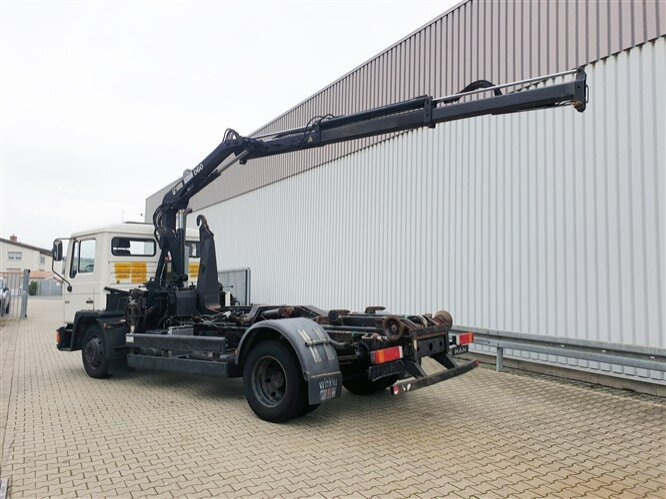 Multibasculante camión, Camión grúa MAN 14.152 F 4x2 BB 14.152 F 4x2 BB mit Kran Hiab 060-2: foto 12