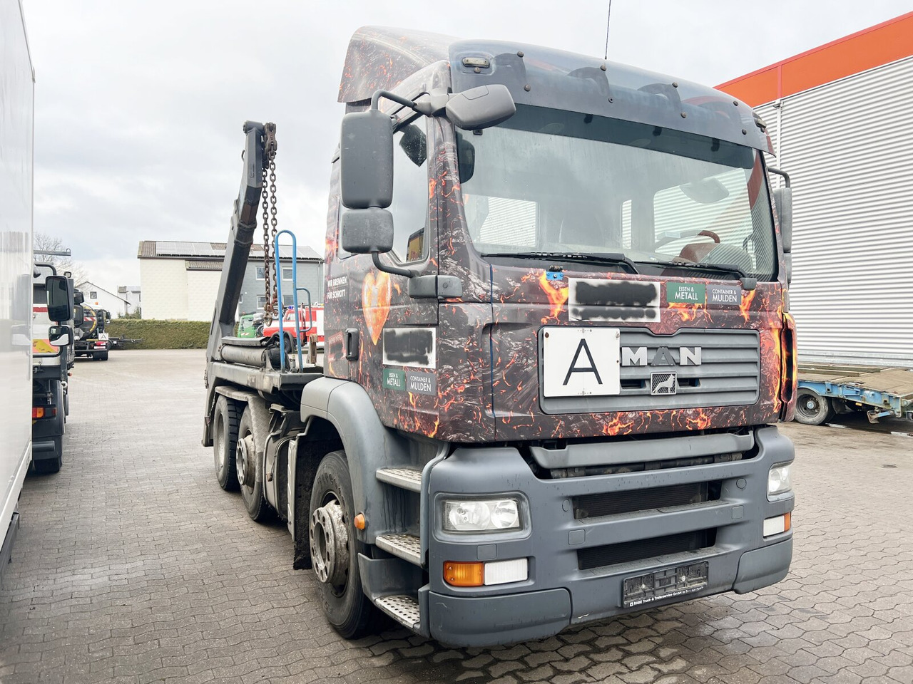 Portacontenedor de cadenas camión MAN TGA 26.410 6X2/4 BL Motorschaden! TGA 26.410 6X2/4 BL, Vorlauf Lenk-Liftachse, Meiller Tele.: foto 8 Portacontenedor de cadenas camión MAN TGA 26.410 6X2/4 BL Motorschaden! TGA 26.410 6X2/4 BL, Vorlauf Lenk-Liftachse, Meiller Tele.: foto 8