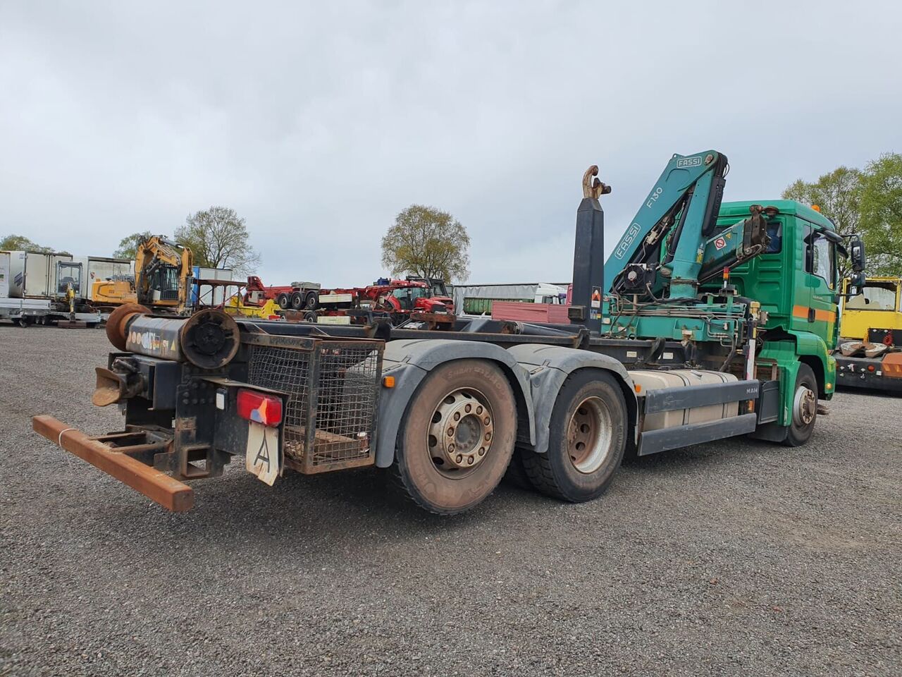 MAN TGA 26.480 6x4H-4 BL TGA 26.480 6x4H-4 BL, HydroDrive, Lenk-/Lift, Kran Fassi F130, Funk - Multibasculante camión, Camión grúa: foto 3 MAN TGA 26.480 6x4H-4 BL TGA 26.480 6x4H-4 BL, HydroDrive, Lenk-/Lift, Kran Fassi F130, Funk - Multibasculante camión, Camión grúa: foto 3
