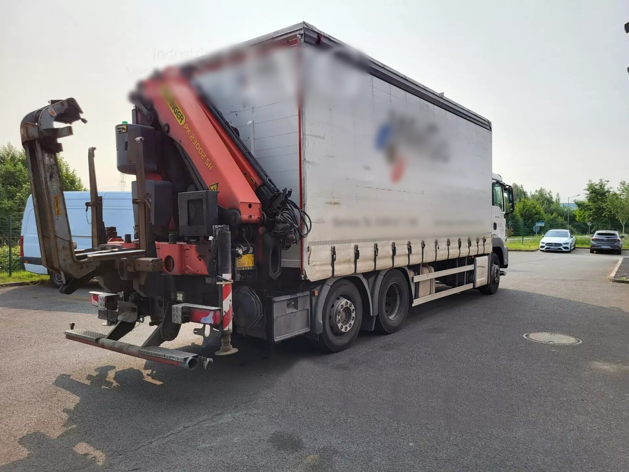 MAN TGS 26.400 6x2-4 LL TGS 26.400 6x2-4 LL, Lenk-/Lift, Edscha, Heckkran Palfinger PK23002-C + Jib PJ060A, Funk - Camión lona, Camión grúa: foto 2 MAN TGS 26.400 6x2-4 LL TGS 26.400 6x2-4 LL, Lenk-/Lift, Edscha, Heckkran Palfinger PK23002-C + Jib PJ060A, Funk - Camión lona, Camión grúa: foto 2
