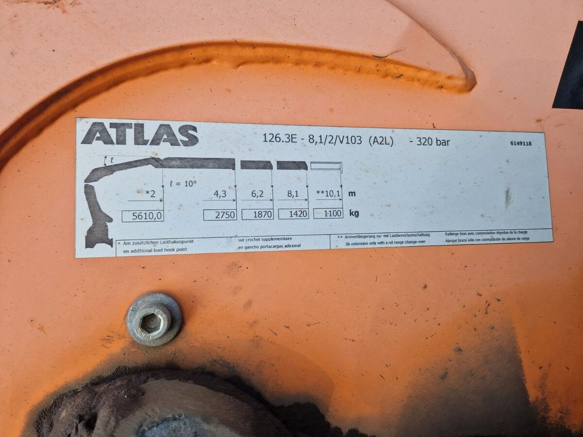 MAN TGS 28.440 6x2-4 BL TGS 28.440 6x2-4 BL, Lenk-/Liftachse, Kran Atlas 126.3E-A2L, Funk - Multibasculante camión, Camión grúa: foto 3 MAN TGS 28.440 6x2-4 BL TGS 28.440 6x2-4 BL, Lenk-/Liftachse, Kran Atlas 126.3E-A2L, Funk - Multibasculante camión, Camión grúa: foto 3