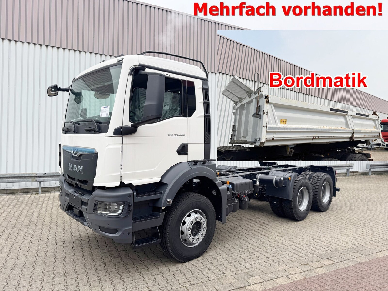 MAN TGS 33.440 6x4 BB TGS 33.440 6x4 BB, Bordmatik, mehrfach vorhanden! - Volquete camión: foto 1 MAN TGS 33.440 6x4 BB TGS 33.440 6x4 BB, Bordmatik, mehrfach vorhanden! - Volquete camión: foto 1