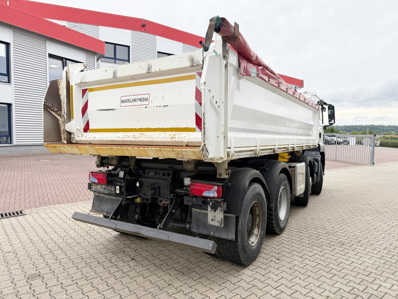 Volquete camión MAN TGS 35.460 8X4 BB TGS 35.460 8X4 BB, Meiller Bordmatik, Rollplane, 13m³: foto 11