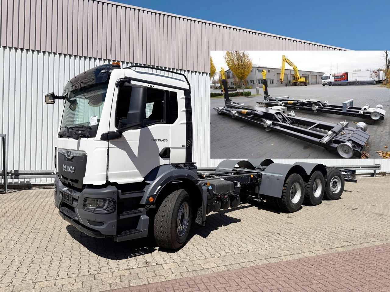 MAN TGS 35.470 8x4-4 BL TGS 35.470 8x4-4 BL, Lenk-/Liftachse, Navi, Motorabtrieb - Multibasculante camión: foto 1 MAN TGS 35.470 8x4-4 BL TGS 35.470 8x4-4 BL, Lenk-/Liftachse, Navi, Motorabtrieb - Multibasculante camión: foto 1