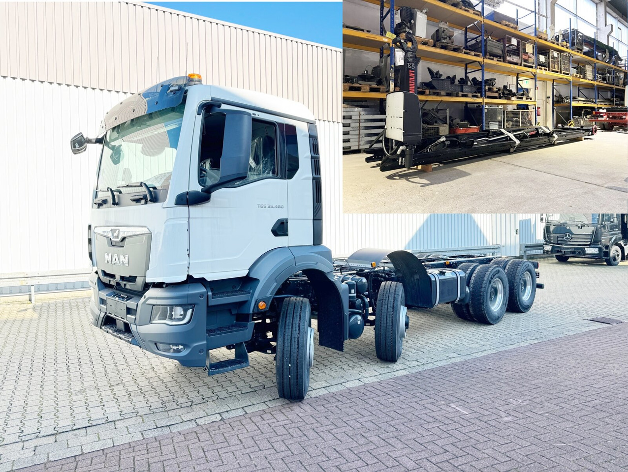 MAN TGS 35.480 8x6H BL CH TGS 35.480 8x6H BL CH, HydroDrive, Navi, Nebenantrieb - Multibasculante camión: foto 1 MAN TGS 35.480 8x6H BL CH TGS 35.480 8x6H BL CH, HydroDrive, Navi, Nebenantrieb - Multibasculante camión: foto 1