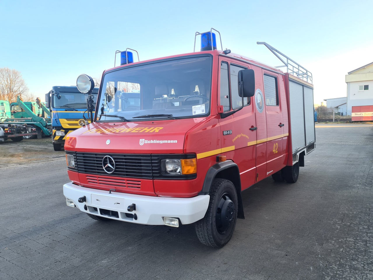Mercedes-Benz 814 D 4x2 Doka 814 D 4x2 Doka, LF 8/6 - Camión de bomberos: foto 1 Mercedes-Benz 814 D 4x2 Doka 814 D 4x2 Doka, LF 8/6 - Camión de bomberos: foto 1