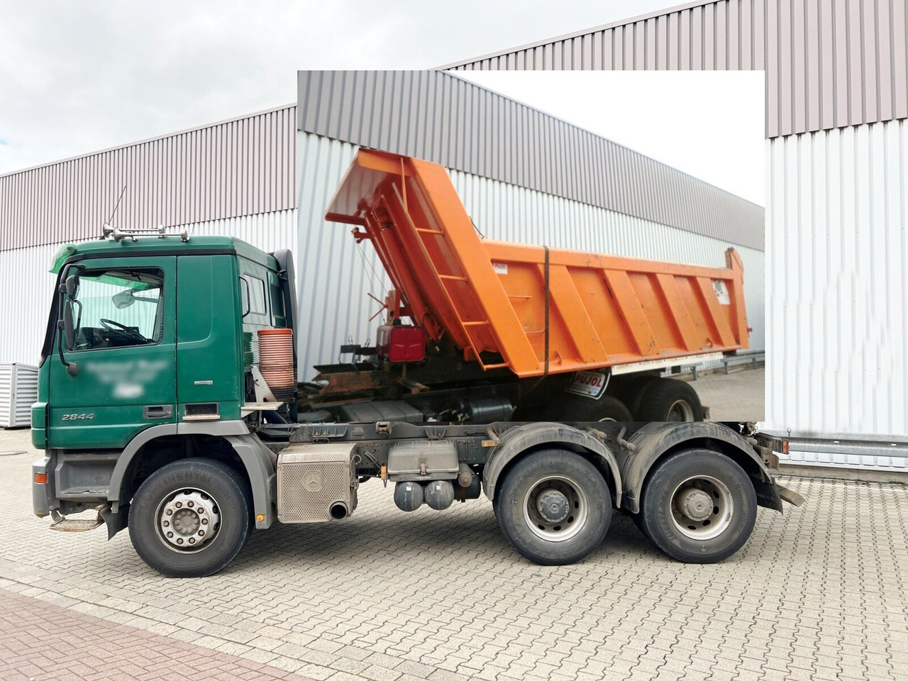 Mercedes-Benz Actros 2644/48 K 6x4 Actros 2644/48 K 6x4, Stahlmulde ca. 14m³ - Volquete camión: foto 1 Mercedes-Benz Actros 2644/48 K 6x4 Actros 2644/48 K 6x4, Stahlmulde ca. 14m³ - Volquete camión: foto 1