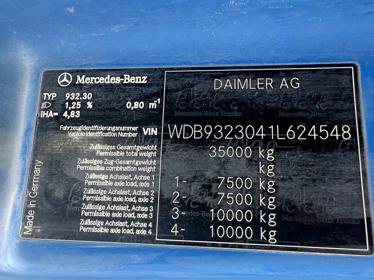 Mercedes-Benz Actros MP 3, 3241/8x4, Actros MP 3, 3241/8x4, Alukipper Bordmatik, Kli-Ret - Volquete camión: foto 5 Mercedes-Benz Actros MP 3, 3241/8x4, Actros MP 3, 3241/8x4, Alukipper Bordmatik, Kli-Ret - Volquete camión: foto 5