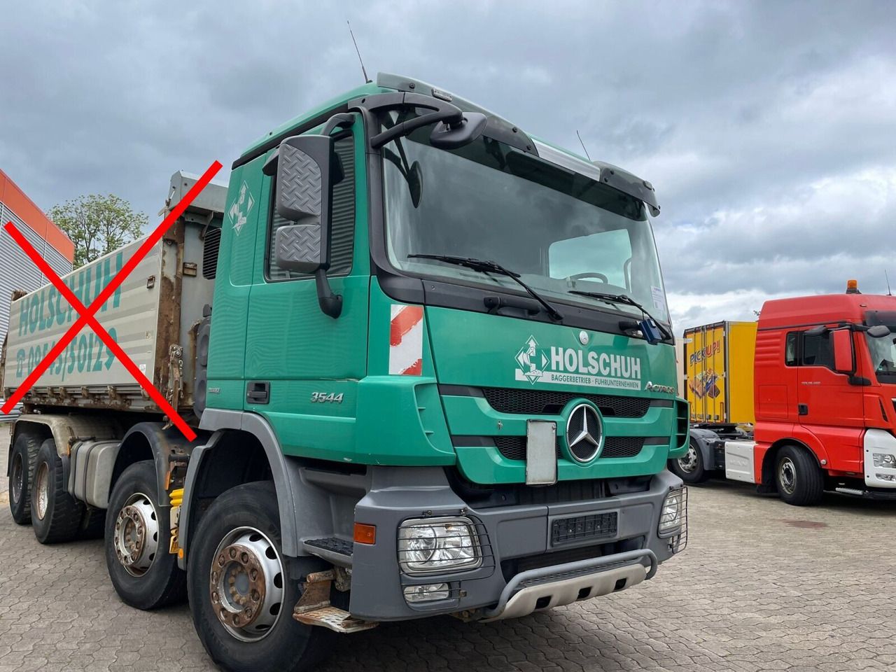 Chasis camión Mercedes-Benz Actros MP III 3544/8x4/4 Actros MP III 3544/8x4/4, 3 Pedale: foto 8 Chasis camión Mercedes-Benz Actros MP III 3544/8x4/4 Actros MP III 3544/8x4/4, 3 Pedale: foto 8