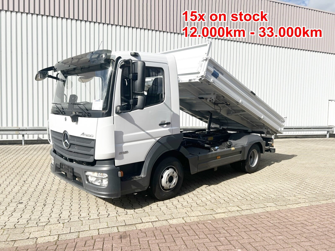 Mercedes-Benz Atego 818 K 4x2 Atego 818 K 4x2, 2x AHK, Meiller-Kipper, mehrfach Vorhanden! - Volquete camión: foto 1 Mercedes-Benz Atego 818 K 4x2 Atego 818 K 4x2, 2x AHK, Meiller-Kipper, mehrfach Vorhanden! - Volquete camión: foto 1