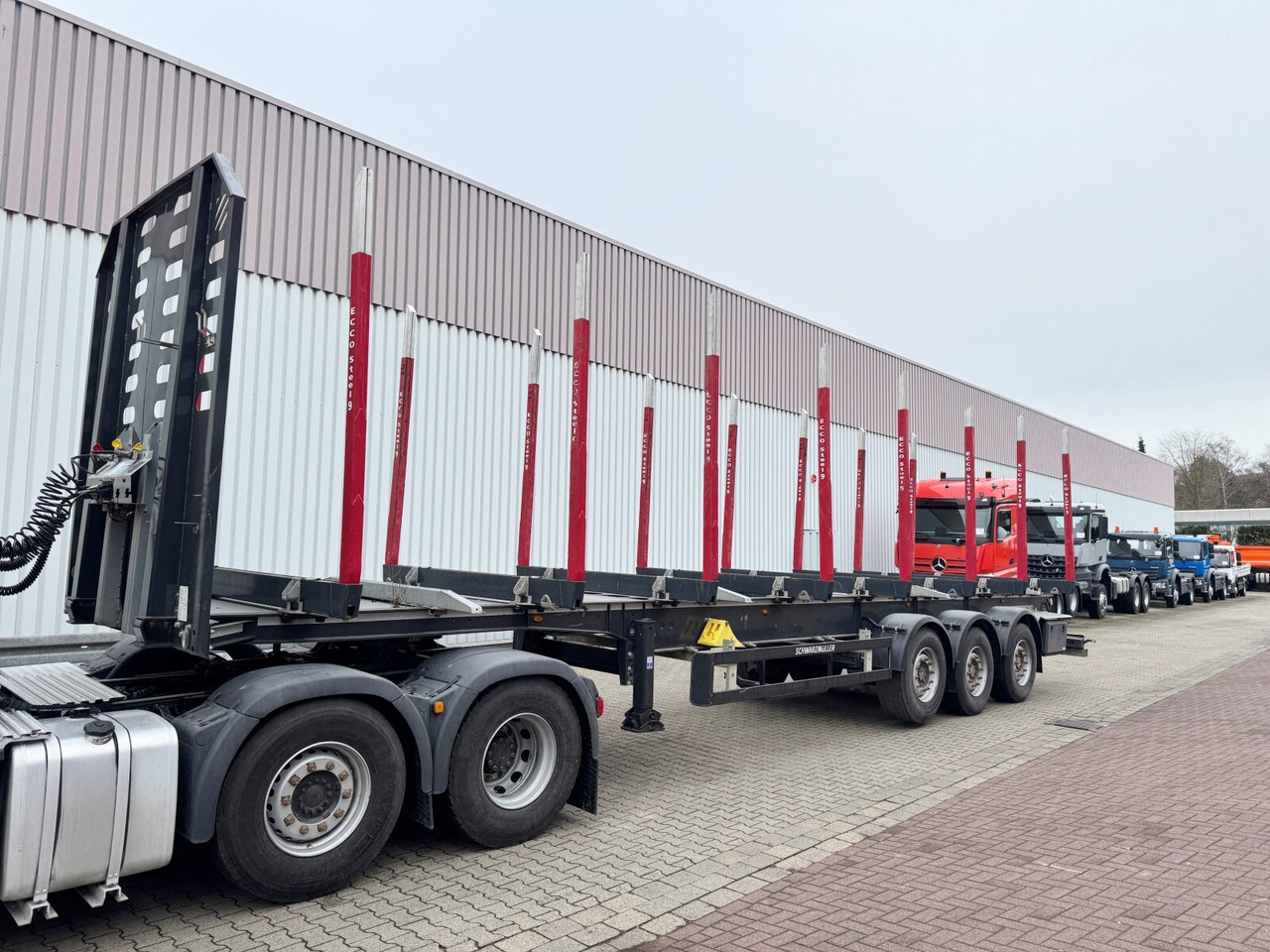 Schwarzmüller 3-Achs Holzauflieger 3-Achs Holzauflieger, Liftachse, MEHRFACH VORHANDEN! - Semirremolque maderero: foto 3 Schwarzmüller 3-Achs Holzauflieger 3-Achs Holzauflieger, Liftachse, MEHRFACH VORHANDEN! - Semirremolque maderero: foto 3