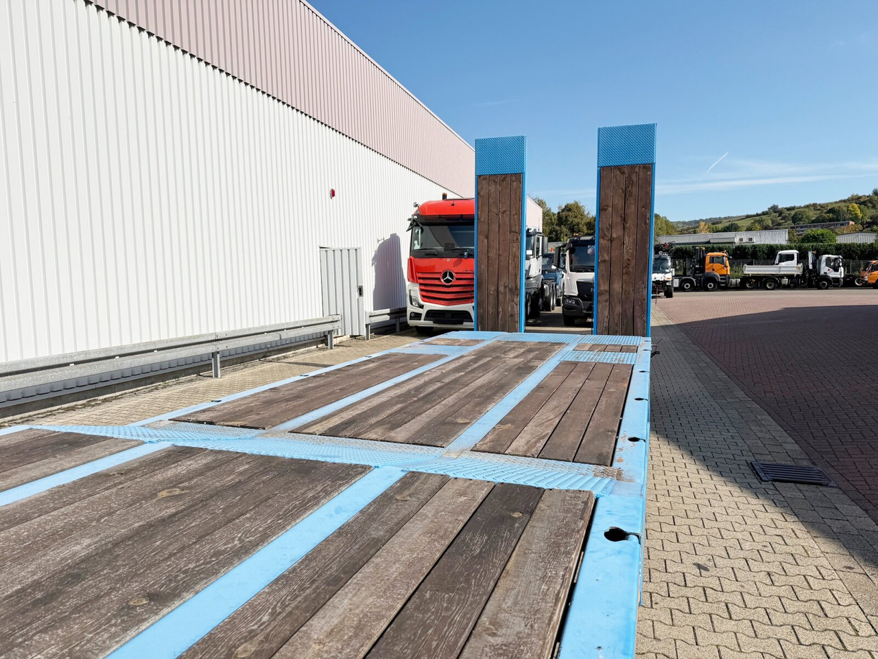 Góndola rebajadas remolque para transporte de equipos pesados nuevo Scorpion 3-Achs Tiefladeanhänger Scorpion 3-Achs Tiefladeanhänger, Liftachse, pneumatische Auffahrrampen: foto 12