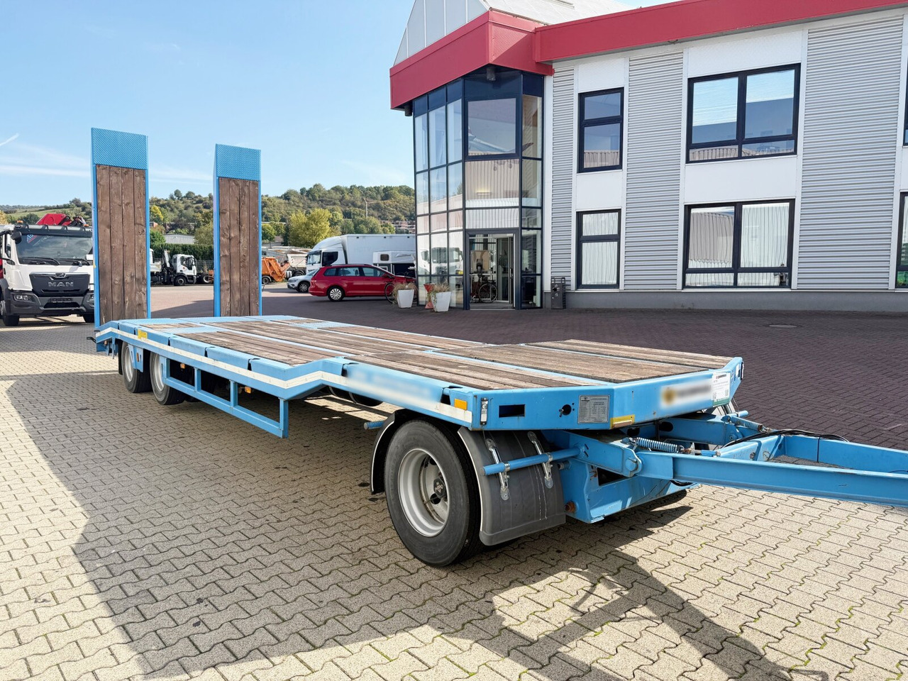 Góndola rebajadas remolque para transporte de equipos pesados nuevo Scorpion 3-Achs Tiefladeanhänger Scorpion 3-Achs Tiefladeanhänger, Liftachse, pneumatische Auffahrrampen: foto 11