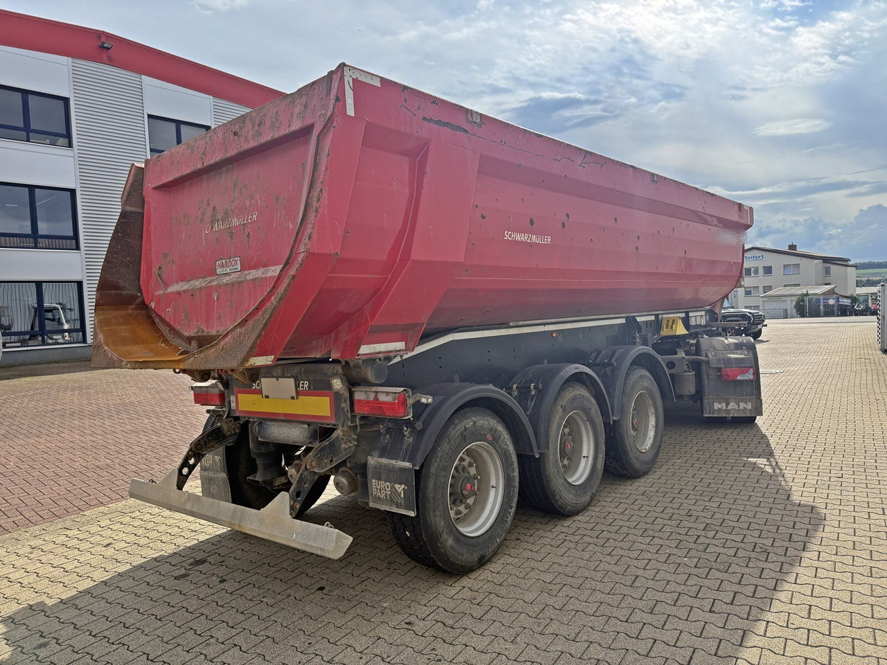 Semirremolque Schwarzmüller K-Serie Kippauflieger, Hardoxmulde ca. 24/26m³, Liftachse K-Serie Kippauflieger, Hardoxmulde ca. 24/26m³, Liftachse: foto 12